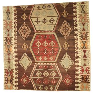 Tyrkisk antik Sivas kelim fragment