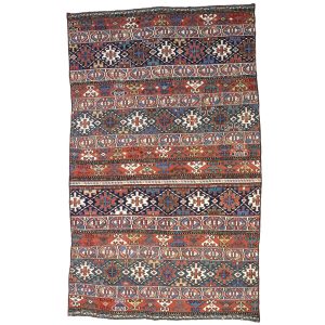 Iransk antikt Shaksavan Sumak kelim fragment