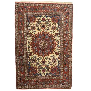 Iransk vintage Isfahan tæppe