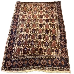 Vintage iransk Afshar tæppe