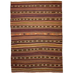 Vintage Anatolsk Balikesir kelim tæppe