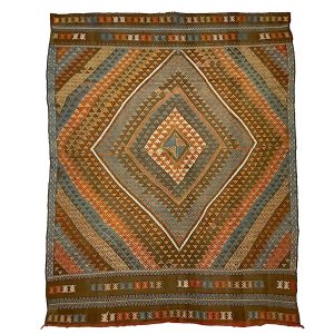 Vintage Anatolsk Chichim kelim tæppe