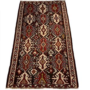 Antikt kaukasisk Kuba kelim tæppe