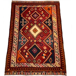 Iransk Kasquai kelim tæppe