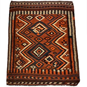 Iransk luri Afshar vintage kelim tæppe