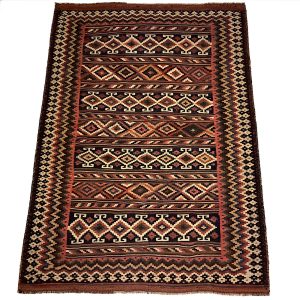 Iransk Afshar / Bachtiari vintage kelim tæppe