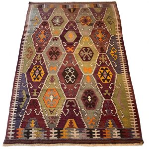 Tyrkisk Antalya-Barak kelim tæppe