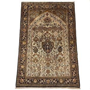 Iransk silke Qum tæppe