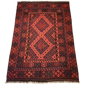 Afghan vintage kelim tæppe