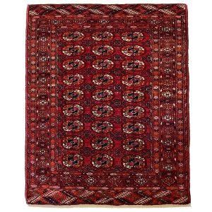 Turkmensk vintage Bochara tæppe