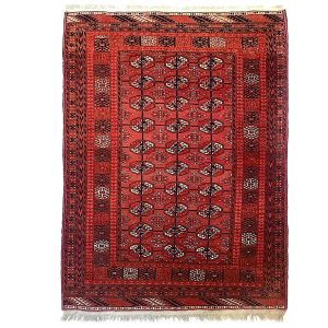 Turkmensk vintage Bochara tæppe