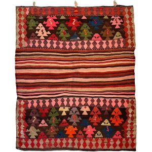 Antikt anatolsk Mafresh kelim tæppe