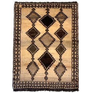 Iransk vintage Lori Gabbeh tæppe