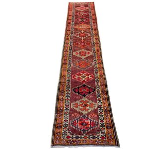 Irakisk vintage Hartushi tæppe løber