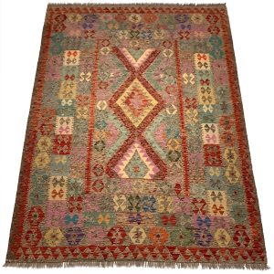 Ny Afghan Maimana kelim tæppe