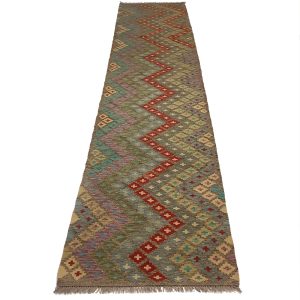 Ny Afghan Maimana kelim tæppe løber