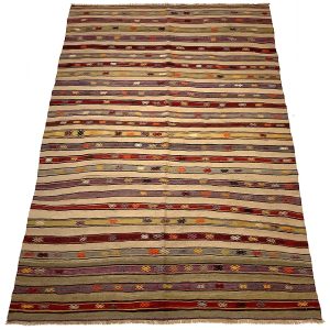 Tyrkisk vintage Alara kelim