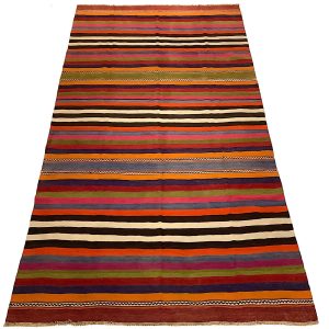 Tyrkisk vintage Acipayam kelim