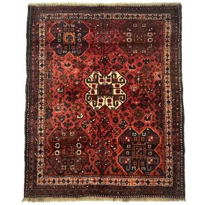 Iransk vintage Shiraz Kasquai tæppe