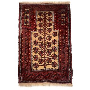 Afghansk vintage Beloutch bede tæppe