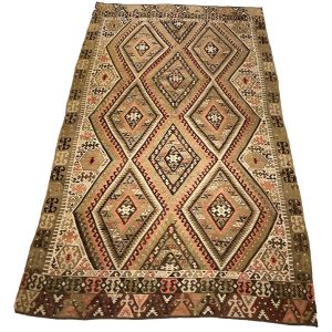 Tyrkisk vintage Fethiye kelim