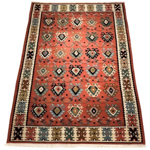 Vintage Balkan Sarköy kelim