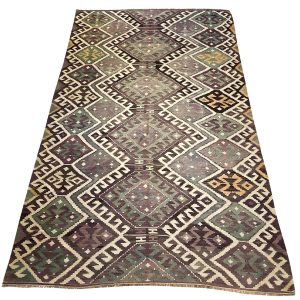 Vintage tyrkisk Korbuteli kelim