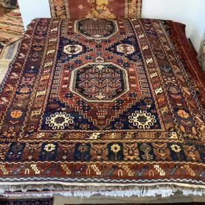 Antikt kaukasisk shirvan tæppe