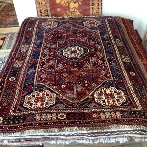 Vintage persisk Kasquai tæppe