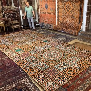 Egyptisk teltvæg kunsthåndværk