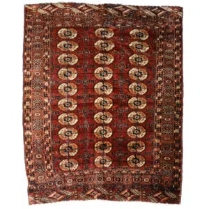 Turkmensk Antik Yamoud tæppe
