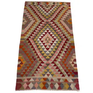 Tyrkisk Milas Mugla Kelim tæppe