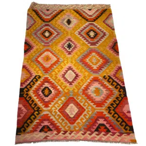 Tyrkisk Denizli Dodurga Kelim tæppe